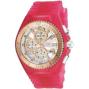 TECHNOMARINE WOMEN'S TECHNOMARINE SILICONE BAND STEEL CASE QUARTZ WATCH 115280