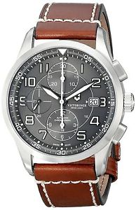 Victorinox Men's 241597 AirBoss Analog Display Swiss Automatic Brown Watch New