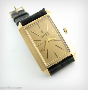 Vintage Watch...EBERHARD...18K Solid Gold...Original Strap&Lock...NOS Condition!