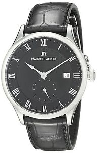 Maurice Lacroix Men's MP6907-SS001-310 Tradition Analog Display Swiss Aut... NEW