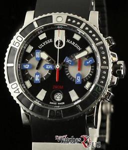 Ulysse Nardin Maxi Marine Diver 8003-102-3/92 Black Box/Papers/Warranty #1658