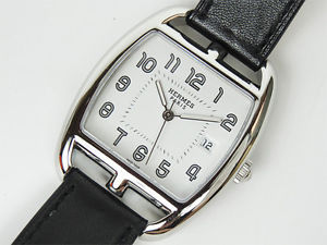 Pre-Owned HERMES Cape Cod de Bull Tour Quartz White Dial Women's CT1.710, ML