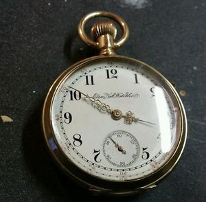 Elgin 14 Karat Gold Pocket Watch 2368957