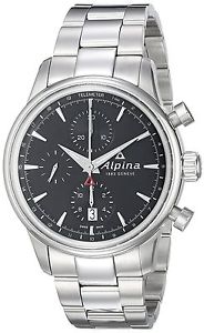 Alpina Men's AL-750B4E6B Alpiner Chronograph Analog Display Automatic Sel... New