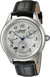 Ingersoll Men's IN8410WH Sam Analog Display Automatic Self Wind Black Watch New