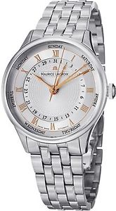 Maurice Lacroix MasterPiece Men's Day Date Automatic Watch MP6507-SS002-111 New