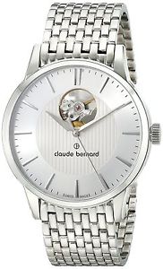 Claude Bernard Men's 85017 3M AIN Automatic Open Heart Analog Display Swi... New