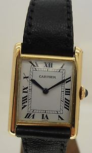 WO8 - Reloj CARTIER de Oro 18 Kt. - FABRICADO EN FRANCIA - IMPECABLE ESTADO