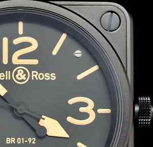 Bell & Ross BR01-92 Automatic Heritage Wrist Watch for Men pre-owned NICE!!!