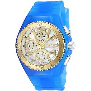 TECHNOMARINE WOMEN'S TECHNOMARINE SILICONE BAND STEEL CASE QUARTZ WATCH 115278