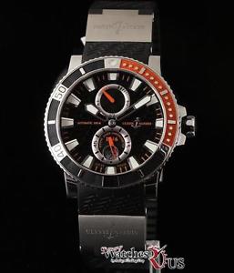 Ulysse Nardin NEW Maxi Marine Diver 263-90-3/92 Titanium Box/Paprs/Warnty #UN12