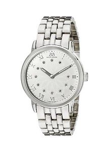 88 Rue du Rhone Women's 87WA140012 Analog Display Swiss Quartz Silver Watch NEW