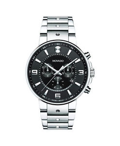 Movado SE Pilot Stainless Steel Chronograph Men`s Watch - 0606759