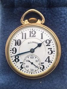 1935 161A Bunn Special-60 hour Elinvar Illinois Watch Springfield, 21 jewels