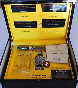 CX SWISS MILITARY 20000 Feet Diving Watch Cx20000 Black Dial - New in Box