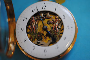 Verge fusee Jaquemarts with Repetition of Ramu a Paris by 1810