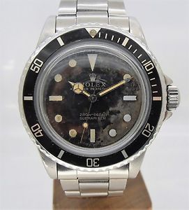 WO18 - Reloj ROLEX SUBMARINER Modelo 5512 - PARA COLECCIONISTAS DE 1960