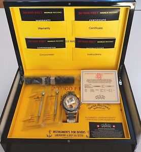 CX SWISS MILITARY 20000 Feet Diving Watch Cx20000 Yellow Dial - New in Box