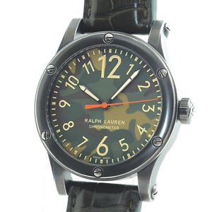 Pre-Owned/Never Used Ralph Lauren Safari RL67 SS Men's Auto Watch RLR0220711,MR