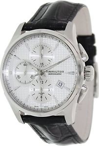 Hamilton Jazzmaster Automatic Leather Chronograph Mens Watch H32596751