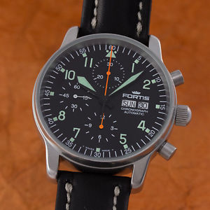 FORTIS FLIEGER AUTOMATIK CHRONOGRAPH HERRENUHR STAHL 597.10.141 VP: 2195,- €