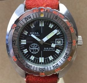 Vintage Doxa Sub 300T Sharkhunter Aqua Lung U.S.Divers Co.