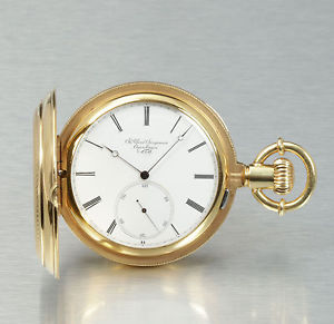 167g Gold Hunter Jaques Alfred Jürgensen Copenhagen 1872 pocket watch