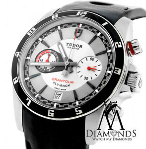 Tudor Grantour Chronograph Fly-Back - Black Lacquered Steel Bezel 20550N