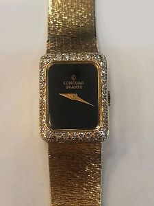 Vintage 14k Womens Concord Watch with quarts movement