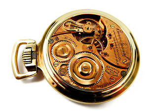Mega Rare Antique 16s Railroad 21J Illinois Bunn Special Gold Pocket Watch Mint