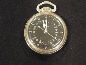 HAMILTON 4992 B 16SZ. 22 JEWEL MILITARY WORLD WAR II 800 FINE SILVER CASE MINT!