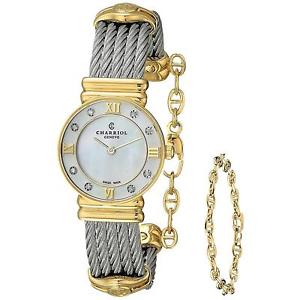 Charriol St-Tropez Women's 24mm Sapphire Glass Quartz Watch 028YD1.540.552
