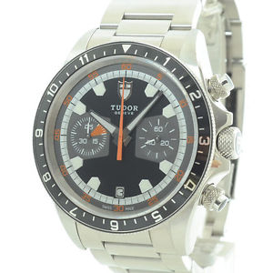 Pre-Owned TUDOR Heritage Chrono All SS Gray Dial Men's Automatic Watch 70330N,MR