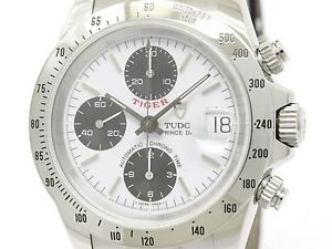 Polished TUDOR Chronotime Tiger Prince Date Automatic Mens Watch 79280 (BF109499