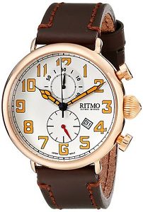 Ritmo Mundo Unisex 705/2 RG Turismo Analog Display Quartz Brown Watch New