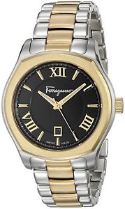Salvatore Ferragamo Men's FQ1950015 Lungarno Two-Tone Stainless Steel Watch New