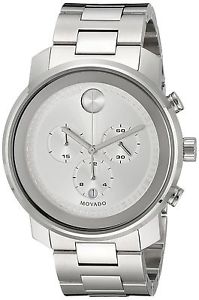 Movado Men's 3600276 Analog Display Swiss Quartz Silver Watch New
