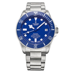 Tudor Pelagos 42mm Blue Dial Automatic Titanium Men's Watch 25600TB