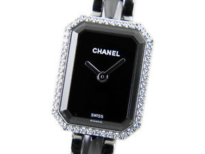 Chanel Premiere H2163 Ceramic Steel Diamonds Lady's WATCH Excellent++ in Japan