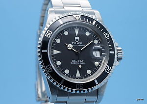 TUDOR PRINCE OYSTERDATE SUB 79090 VINTAGE 1990 UNPOLISHED BOXES & PAPERS