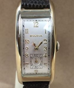 Vintage Bulova Imperail Curvex Tank 53 mm long