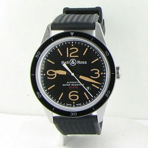 Bell & Ross Vintage 123 Sport Heritage Black Dial Rubber Watch New $3100