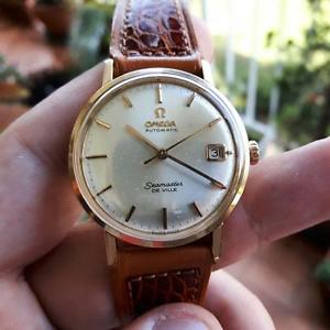 Vintage Omega Seamaster DeVille anni 60 Cassa Monoblocco in Oro 18Kt calibro 562