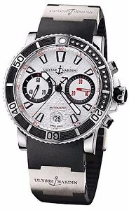 New Mens Ulysse Nardin Maxi Marine Diver Chronograph Auto Watch 8003-102-3/916