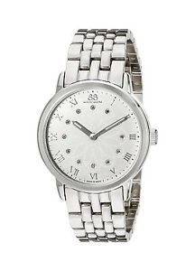 88 Rue du Rhone Women's 87WA140012 Analog Display Swiss Quartz Silver Watch New