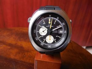 Dugena Geneve Automatic ( sinn 140 A ) chronograph lemania 1340 1970's
