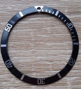 Rare Rolex Vintage MK3 Insert Inlay Bezel Submariner 1665 5513 1680 FAT Font