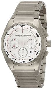 Porsche Design Dashboard Chronograph Automatic Titanium Mens Strap Watch ... New