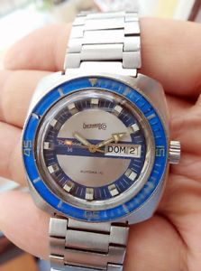 VINTAGE VERY RARE EBERHARD SCAFOGRAF 36.000 A/H BACHELITE SUB SUBMARINER DIVER