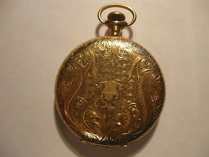 Agassiz Swiss 14k Yellow Gold 17 Jewel Pocket Watch